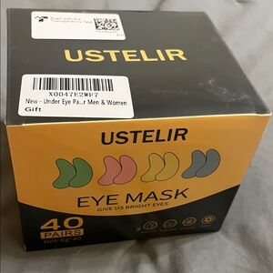 Eye Mask - Black and Yellow